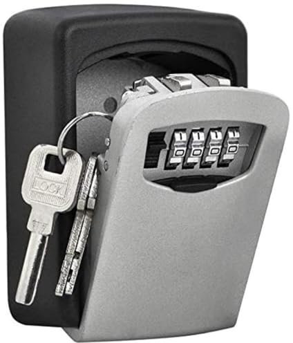 Nestling® Boite à Clefs Haute sécurité de la police Safe Key Murale à 4 chiffres clés Coffre Combination Lock stocker les clés de