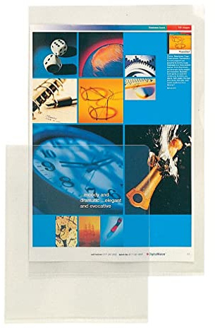 Esselte Sichthüllen-Set Standard Plus, 100 Stück, A4 Format, Farblos mit glänzender Oberfläche, 0,105 mm PP-Folie, 56218