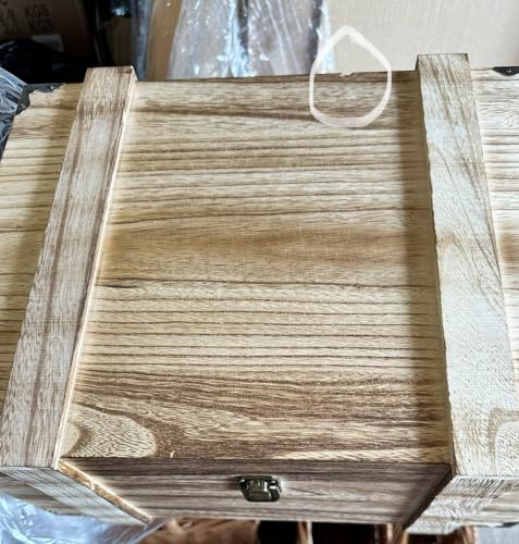 Red Hamper 6 Flasche Wein Kommode, Holz, Braun, 19 x 37 x 27 cm Holzlager, Größen: (L x B x H) 27 x 37 x 19 cm