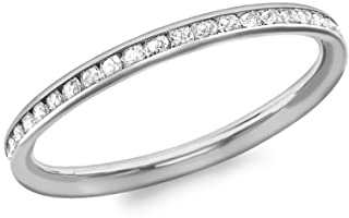Carissima Gold Damen Ring 9k (375) Gold Zirkonia Band
