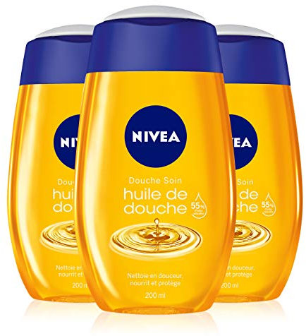 Nivea ducha de aceites 200 ml - juego de 3