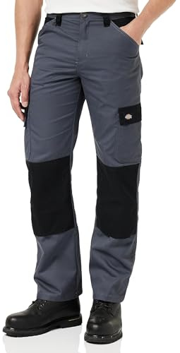 Dickies, Homme, PANTALON DE TRAVAIL, GRIS/NOIR, 32W / 32L