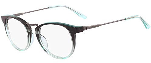 Calvin Klein CK18721 Acetate Sonnenbrille Crystal Smoke/Mint Gradient Unisex Erwachsene Mehrfarbig, Standard