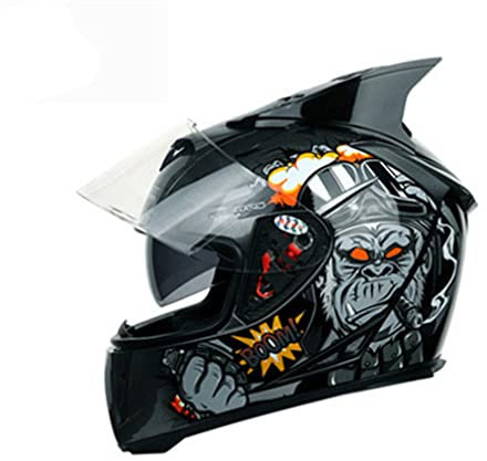 Männer Full Face Motorrad Helm Integralhelm ATV Motorradhelm Rennhelm Kaski DOT Motocross Off Road Touring Integralhelm MTB