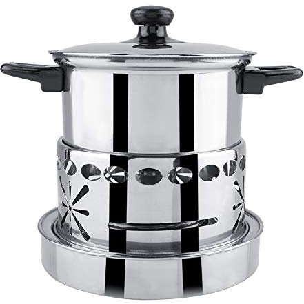Aigend Spirituskocher - Nichtmagnetischer Spirituskocher aus Edelstahl Spirituskocher Outdoor Campingkocher Hot Pot Utensilien Spirituskocher