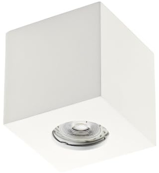 MAZZOLA LUCE Faretto da soffitto cubo plafone quadrato di gesso bianco gu10 led per interni Esterno Non occorre Incasso