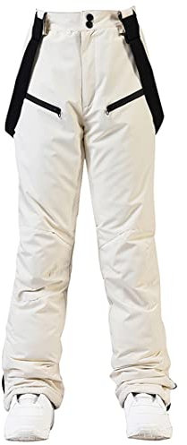 Große Größe Skihose Herren -30 Temperatur warme Schneehose Winter Damen Ski Snowboard Hose Reisweiß M