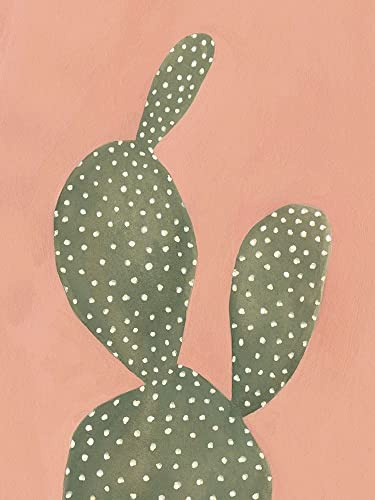 Coral Cacti I Poster Print - Emma Scarvey (18 x 24)