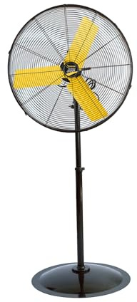 Garland TURBO 30P-V23 - Ventilador industrial de pie 260W, 210 m³/min, 76 cm, oscilante 90°, cable 3,8 m