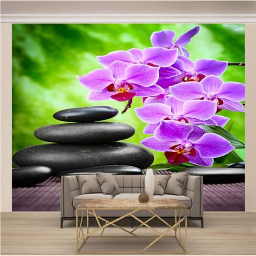 Fotomurales Decorativos Pared 3D Papel Tapiz Fotográfico Fleece No-Trenzado Art Mural De Pared Papel Pintado Moderna Sala Cuarto Salón Infantil Dormitorio XL 250cm x 175cm (Ancho x Alto) Zen