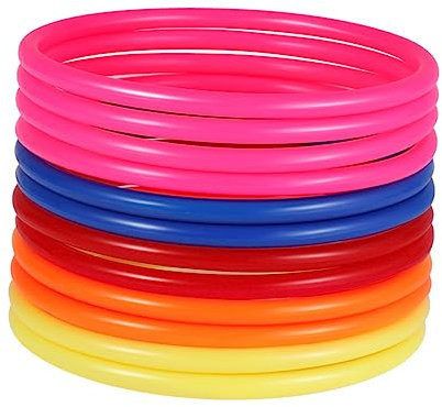 Gogogmee Wurfspiel Ringe Lustiges Toss Rings Für Im Garten Hinterhof Und Outdoor Aktivitäten Farben Zufällig