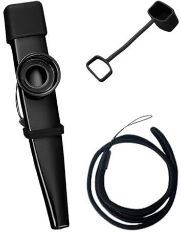 Metal Kazoo, Kazoos für Erwachsene,Tragbarer Metall-Kazoo, leichter Kazoo mit klarem und stabilem Klang | Rutschfestes, bequemes Kazoo, Musikinstrumentenspielzeug für Kinder/Erwachsene/Musikliebhaber
