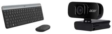 Logitech MK470 Combo Teclado & Acer FHD Conference Webcam