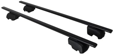 Auto-Dachträger Dachgepäckträger-Querträger Aus Eisen Für VW Für Passat B8 (2015–2019), Schwarz, 2-teilig