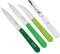Opinel OP01709 Küchenmesser-Set, Primavera, 4-teilig Messer, Holz, Grün/Weiß, One Size