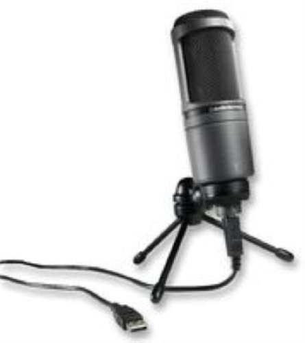 Audio-Technica AT2020USB - Microfono a condensatore da studio con USB digitale
