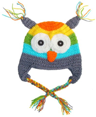 Bomio DAS ORIGINAL Baby- und Kindermütze Familie Eule (Bunt) One Size 12-36 Monate