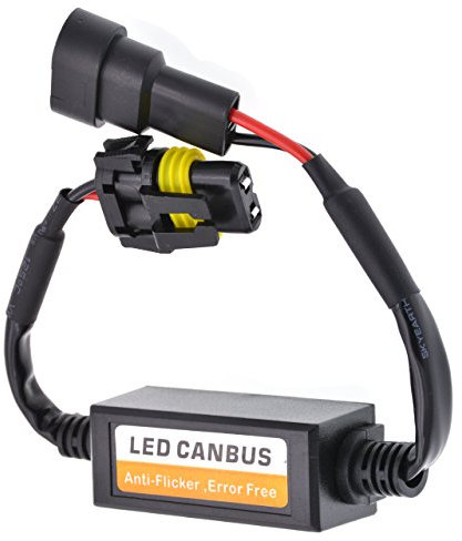 KATUR Auto-LED-Scheinwerfer Canbus Fehlerfreier LED-Decoder 9005(HB3)/9006(HB4) Plug & Play Computer Warnunterdrücker & Anti-Flimmern (2 Stück)