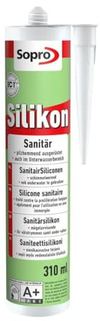 Sopro Sanitär Silikon Silicon Fugen Abdichtung 310 ml (jurabeige 33)