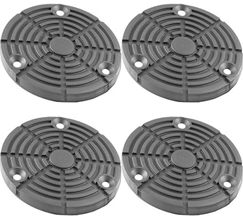 JOMAFA - JUEGO DE 4 TACOS DE GOMA PARA ELEVADORES DE COCHE CON 145mm DIAMETRO PARA ELEVADORES ISTOBAL VELYEN Y OTRAS MARCAS