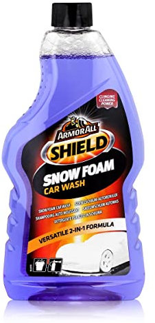 Armor All Shield, Snow Foam Car Wash 520ml, Long Lasting Thick Foam to Loosen and Clean All Dirt, Suitable for Hand Wash or Foam Sprayer, Ideal for Car & Motorcycle Detailing