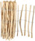 KOTARBAU® Valla de estacas de madera, 0,9 m x 5 m, Madera de avellano natural, Vallado enrollable, Valla de listones de madera unida con alambre, Valla para crear una barrera en jardín
