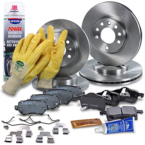 ATEC Germany Bremsenset inkl. Bremsscheiben Vorne Ø 280 mm Belüftet + | Kompatibel mit: OPEL ASTRA G Cabriolet, ASTRA G Caravan, ASTRA G CC, ASTRA G Coupe, ASTRA G Kasten/Kombi, ASTRA G Stufenheck