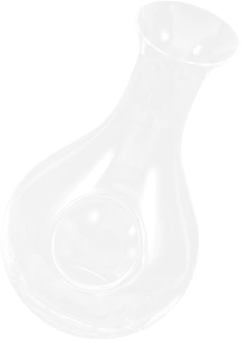 Elegante Decantador De Vidrio Con Bolsillo Para Hielo Botella De Vino Helado Estilo Japonés De 385 Ml Para Restaurante Y Bar.