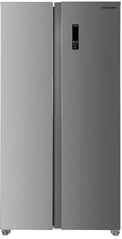 Cromberg HRH 2P 55N SX Frigorifero Americano Side-by-Side, Total No Frost, 442L, display esterno il soft touch, Classe Energetica E, Altezza 177cm, Larghezza 91cm, Profondità 59cm