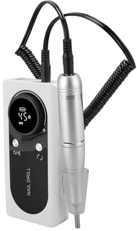 Wiederaufladbare Elektrische Nagelschleifmaschine, 45.000 U/min, Geschwindigkeitswerkzeug, Multifunktionsset für Maniküre und Pediküre