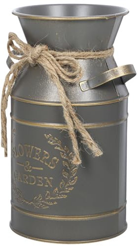 ABOOFAN Vase Pichet De Style Campagnard Jardinières Métal Pot De Fleurs Métal Seau à Fleurs Rustique Pichet à