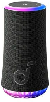 Soundcore Glow Bluetooth-Lautsprecher, Schwarz, 30 W