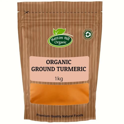 Organic Turmeric Powder 1kg by Hatton Hill Organic