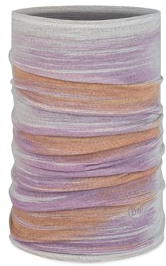 Buff Braga de cuello Merino Lightweight Prints Hombre Mujer Adulto, Bufanda Multifuncional 100% Lana Merino, Senderismo, Aire Libre, Sostenible, Ligera, Fina, Talla Única, Multi
