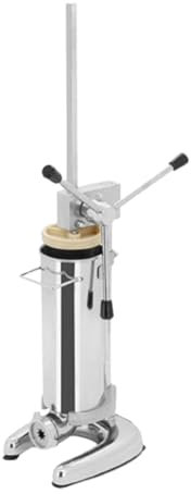 MhWrughts Macchina per Ciambelle Spagnola, utensile per Ciambelle Verticale in Acciaio Inossidabile, riempitrice con 5 stampi, Manico Staccabile, Adatta per casa/Bar/Hotel/Ristorante/Bar/KTV,2L