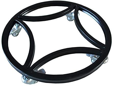 FQCXCKJ Support à roulettes pour Pots de Fleurs, palettes, jardinières, Chariot à roulettes pour Pots de Fleurs, Support à roulettes pour Plantes (L)