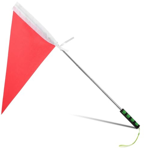 Kisangel Telescopic Tour Guide Flag Versatile for School Outings and Children's Excursions Sturdy and Easy to Carry Decorative Traffic Management Flag