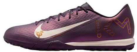 Nike Mercurial Vapor 16 Academy Kylian Mbappe TF Chaussures basses de football (FQ8384-500, Grand Violet/Ivoire pâle), Violet/ivoire pâle, 41 EU