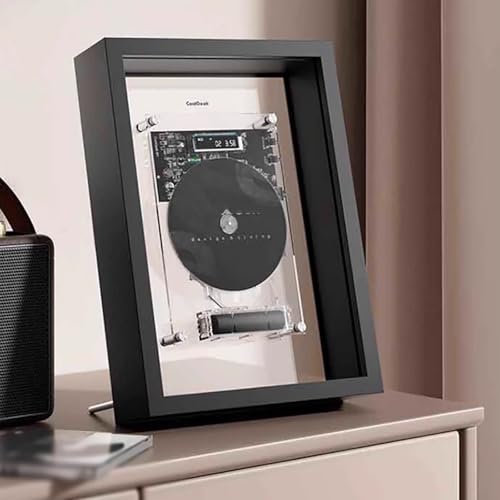 McbeAn Player CD a Muro, Decorare Il Lettore Musicale CD con Telecomando, Posizionamento Desktop/Muro, Bluetooth E Output Aux da 3,5 Mm, Telecomando, Senza Altoparlanti, per Casa, Ufficio