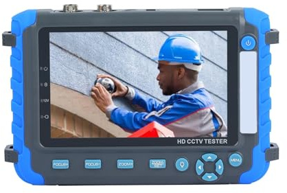 Tester CCTV, Tester For Telecamere CCTV Con Monitor LCD Da 5 Pollici 8MP AHD TVI CVI CVBS Tester For Telecamere Di Sicurezza Batteria 18650 Integrato
