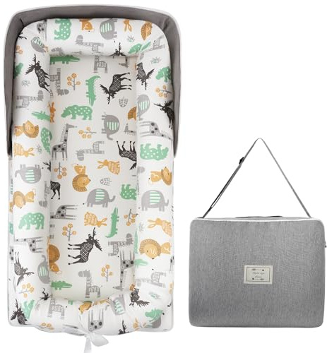HDUYFYD Babynest Babynestchen Neugeborene Baby Nestchen Tragbar 0-24 Monate