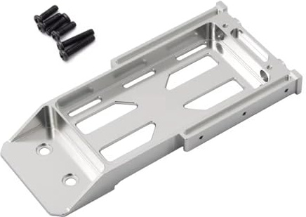 RC Upgrade Teile Für MN MN86 MN86S MN86KS Für MN128 4WD G500 1/12 Batterie Metallhalterung Geeignete Ketten-RC-Auto-Modifikationsteile(Silver)