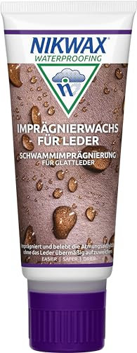 VAUDE Nikwax Cera impermeabilizzante per Pelle, Bianco (Weiß), 100 ml