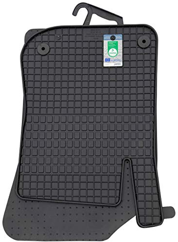 PETEX Gummimatten passend für 208 ab 04/2012-10/2019 / 2008 ab 06/2013 Fußmatten schwarz 4-teilig