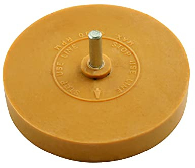 Power-Tec 91488 Folienradierer, scheibenförmig, mit Schaft