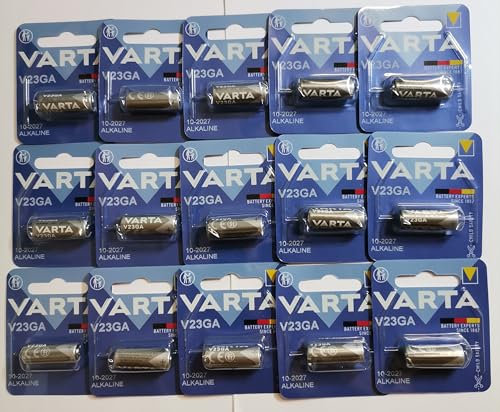 Lot de 15 Piles VARTA V23GA A23 ALCALINE 12V