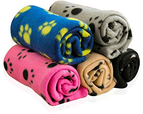 Z-Chen 5er Pack Super Softe Warme und Weiche Decke für Haustier Hundedecke Katzendecke, 60cm x 70cm
