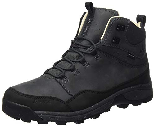 VAUDE wasserdichte Wanderschuhe für Herren “HKG Core Mid STX”, wetterfester Trekkingschuh für leicht alpines Gelände, bequeme und rutschfeste Wanderstiefel in schwarz