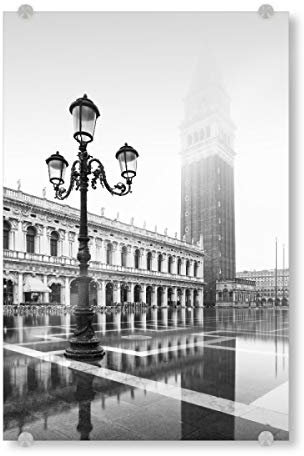 artboxONE Acrylglasbild 30x20 cm Städte Piazzetta und Campanile in Venedig - Bild venedig Architektur Campanile