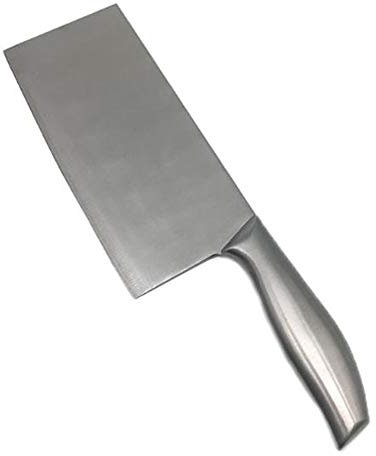 SJZS Coltello da Cucina in Acciaio Inossidabile 3Cr13 Tagliere Coltello da Cucina Cinese Chop Bone Butcher Knife Senza Saldatura for Saldatura in Acciaio Inossidabile Cleaver Cook Strumenti